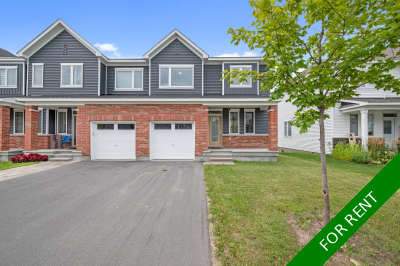 Barrhaven Condo Townhouse for rent: 3 bedroom 1,563 sq.ft. (Listed 2026-09-01)
